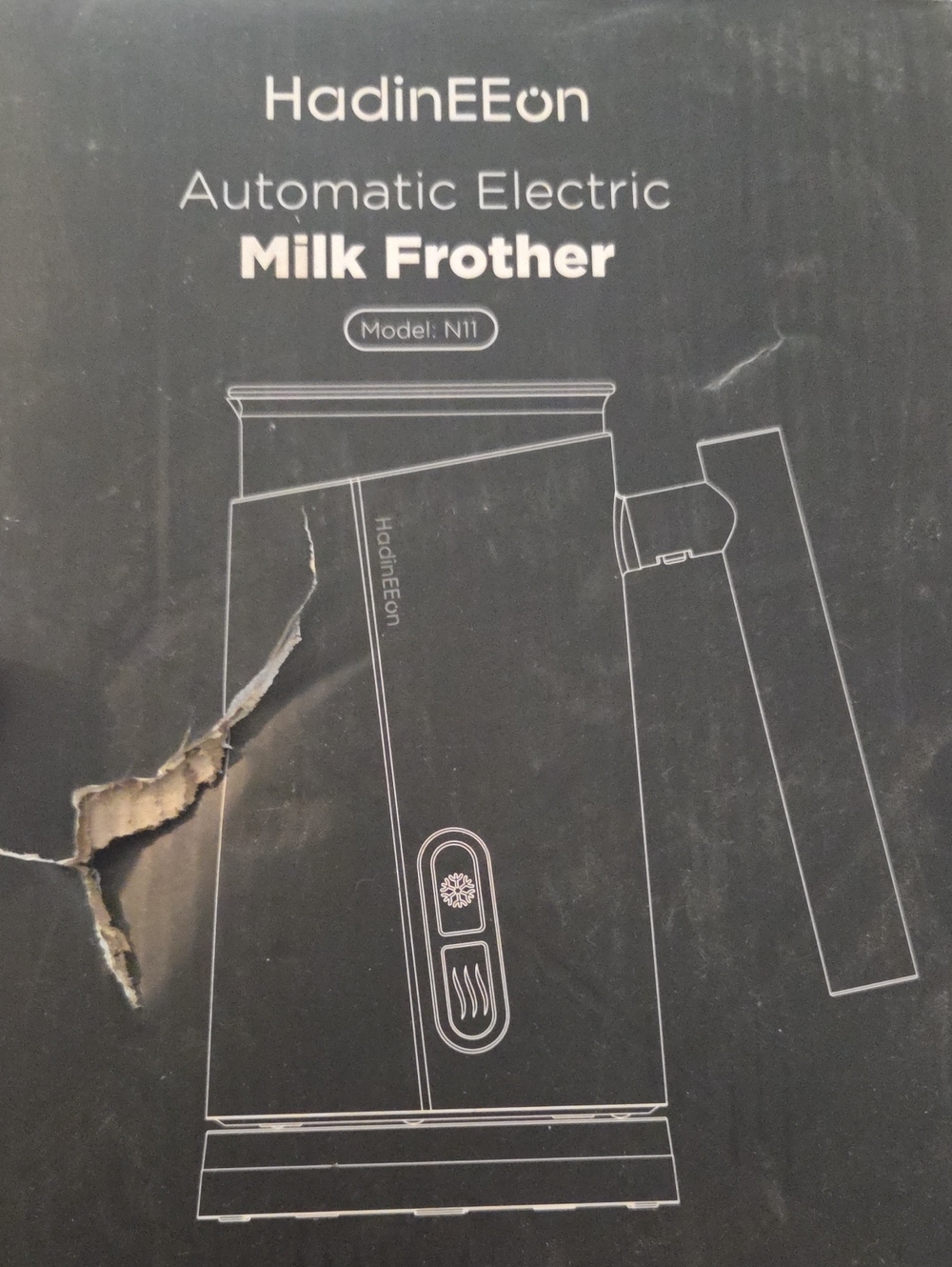 Automatic Electric Milk Frother Hot And Cold Option Used Once